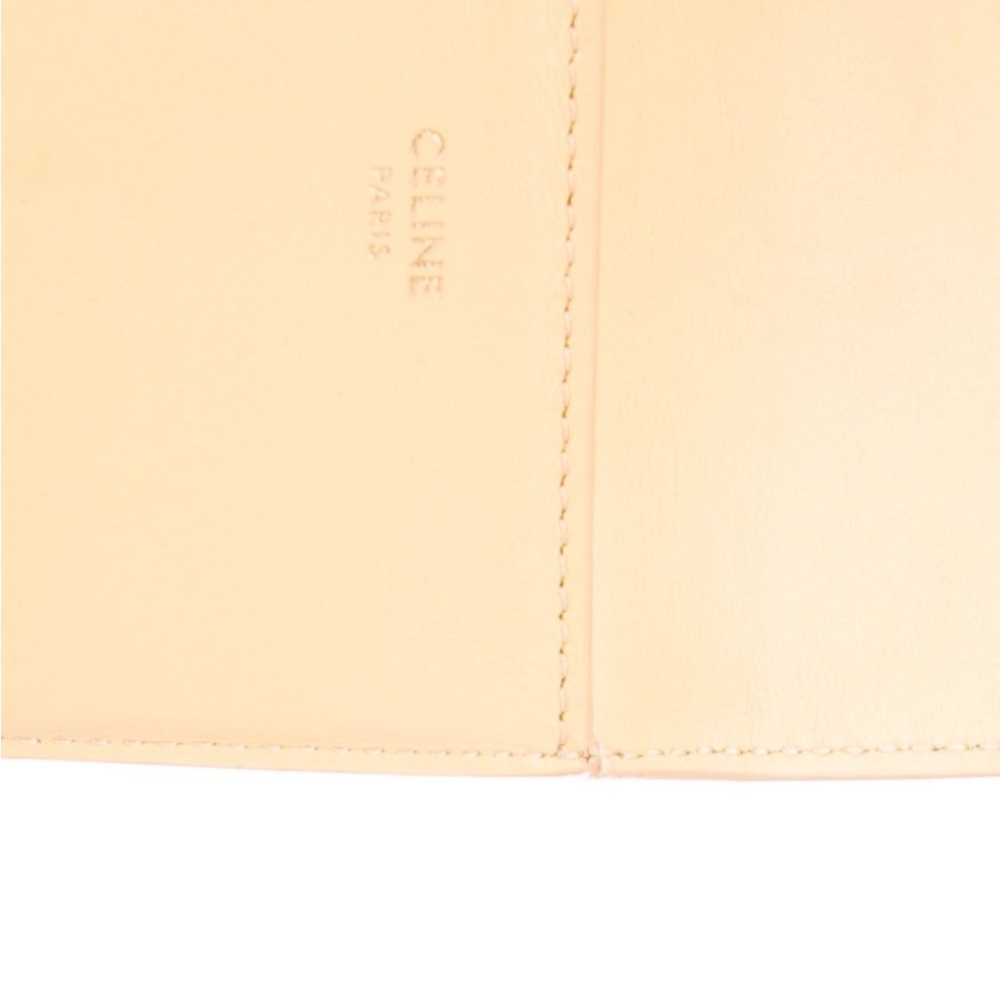 Celine Yellow Leather Compact Wallet - Picture 11 of 11